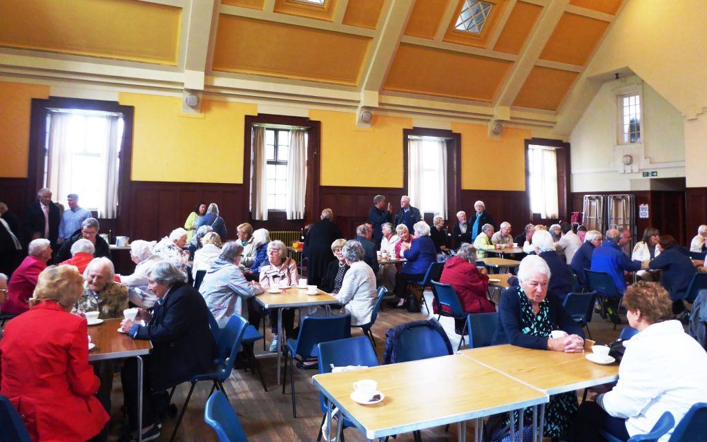 tea and coffee in Troon Old hall